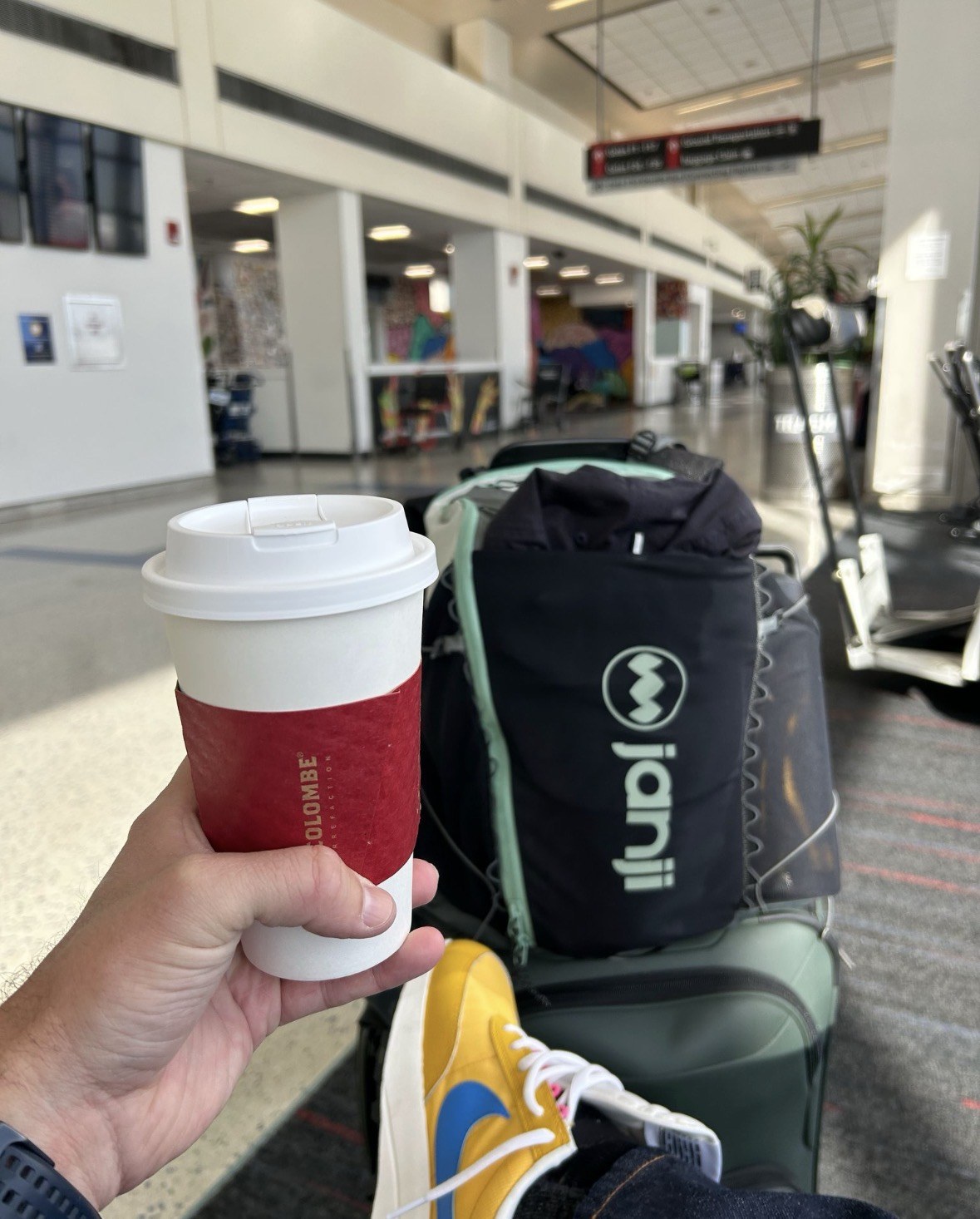 Janji Revy Pack used for travel
