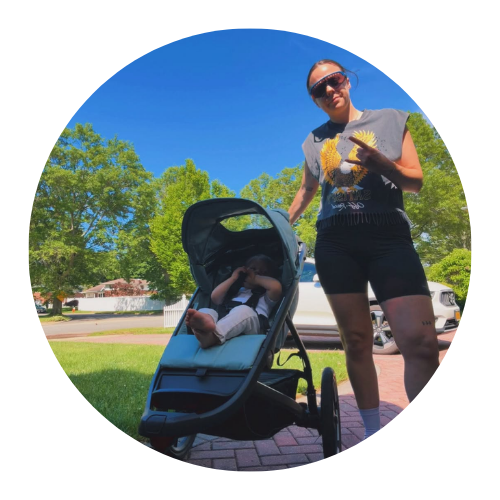 Emily running